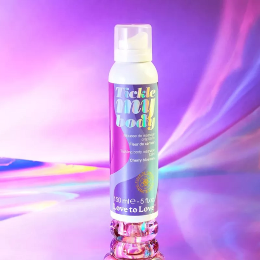TICKLE MY BODY - MASSAGE FOAM - CHERRY BLOSSOM 150ML / 5FL.OZ.