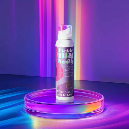 TICKLE MY BODY - MASSAGE FOAM - COTTON CANDY 150ML / 5FL.OZ.