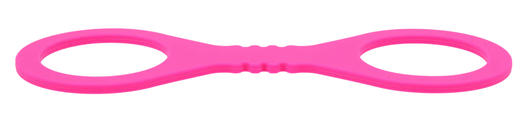 Small Hot Pink Silicone Cuffs