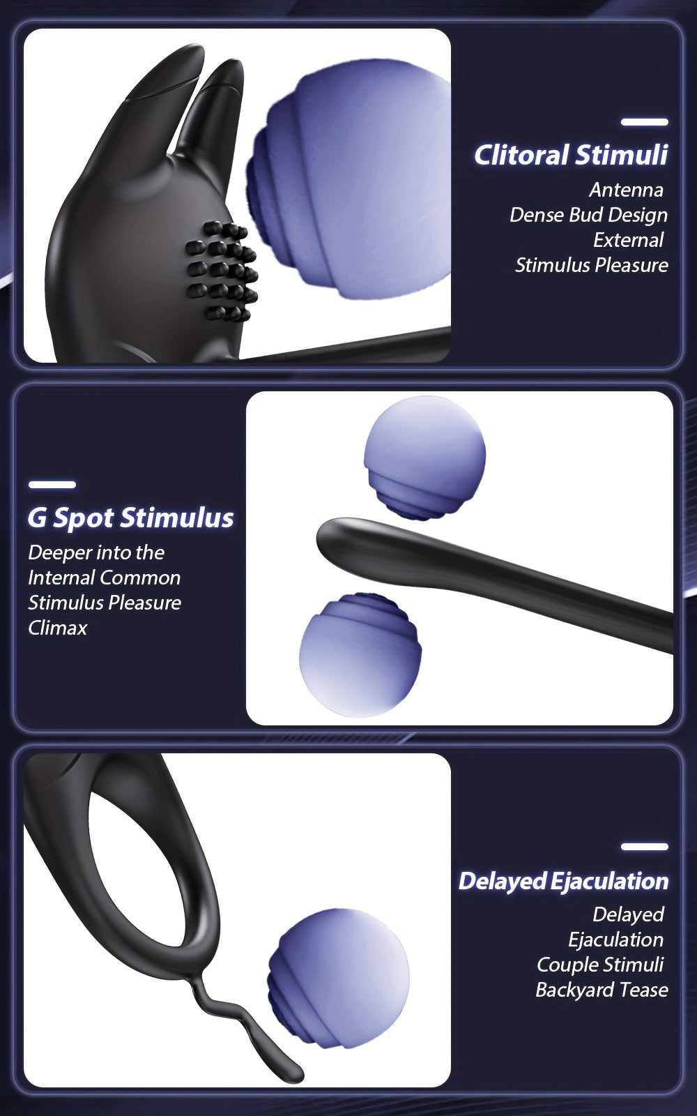 Vibrating Rooster Ring Vibrator  Toys for Men with Penis Ring Vibrater Penis Sleeve Male  Toy for Men Couples  Toys Penis Vibrators with 10 Vibrations