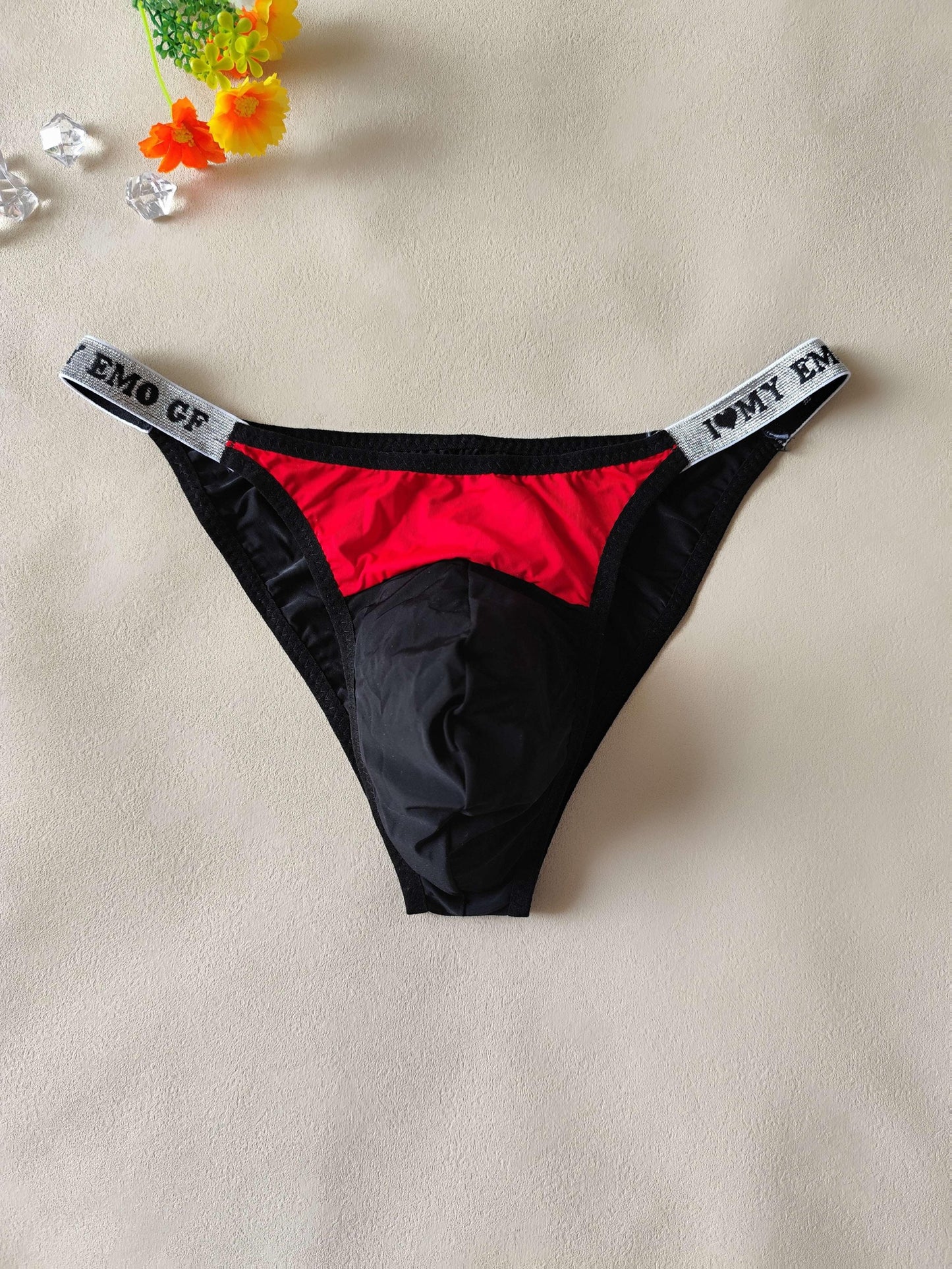 3pcs Men's Sexy Thong Set, Three Styles Combo