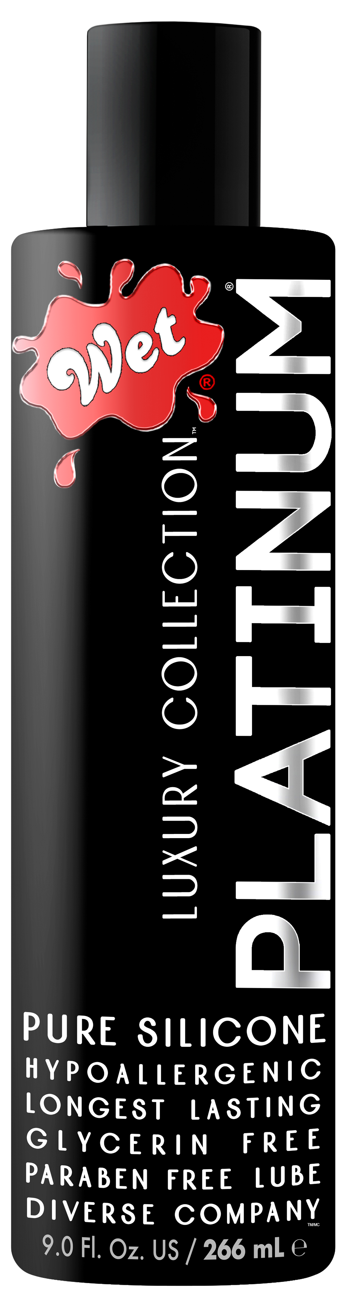 PLATINUM SILICONE BASED SEX LUBE 9 OUNCE