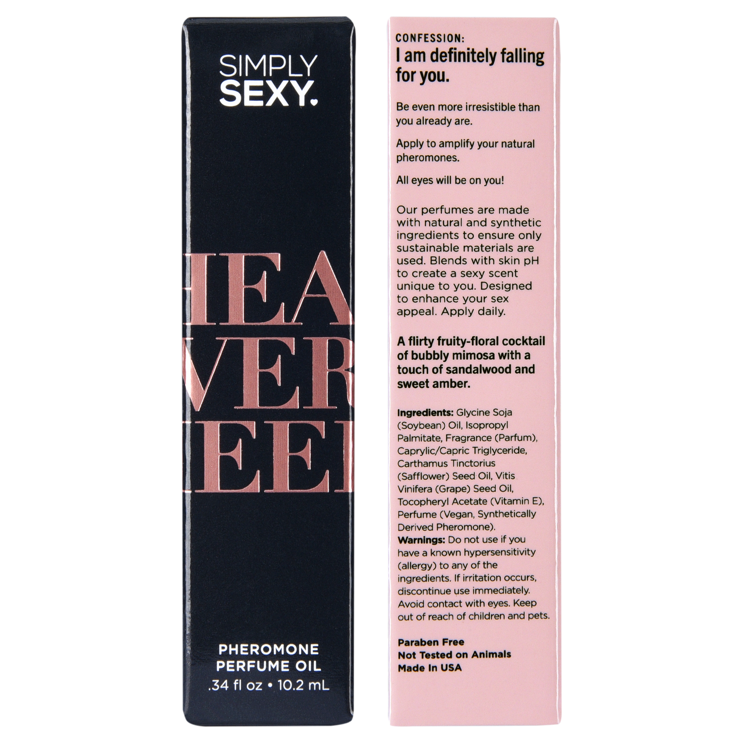 SIMPLY SEXY PHEROMONE PERFUME OIL ROLL-ON - HEAD OVER HEELS - 0.34 floz | 10.2mL