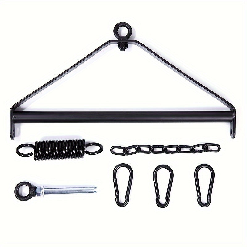 360° Air Hang Rotation Sex Swing Seat, Black Red 5 Sponge Seat with Headrest, Swing Hanging Rod, Triangular Bracket, Stainless Steel Hooks, SM Love Swing Sex Toys, for Couples Passionate Unlocking Attractive Poses, Erotic Fu