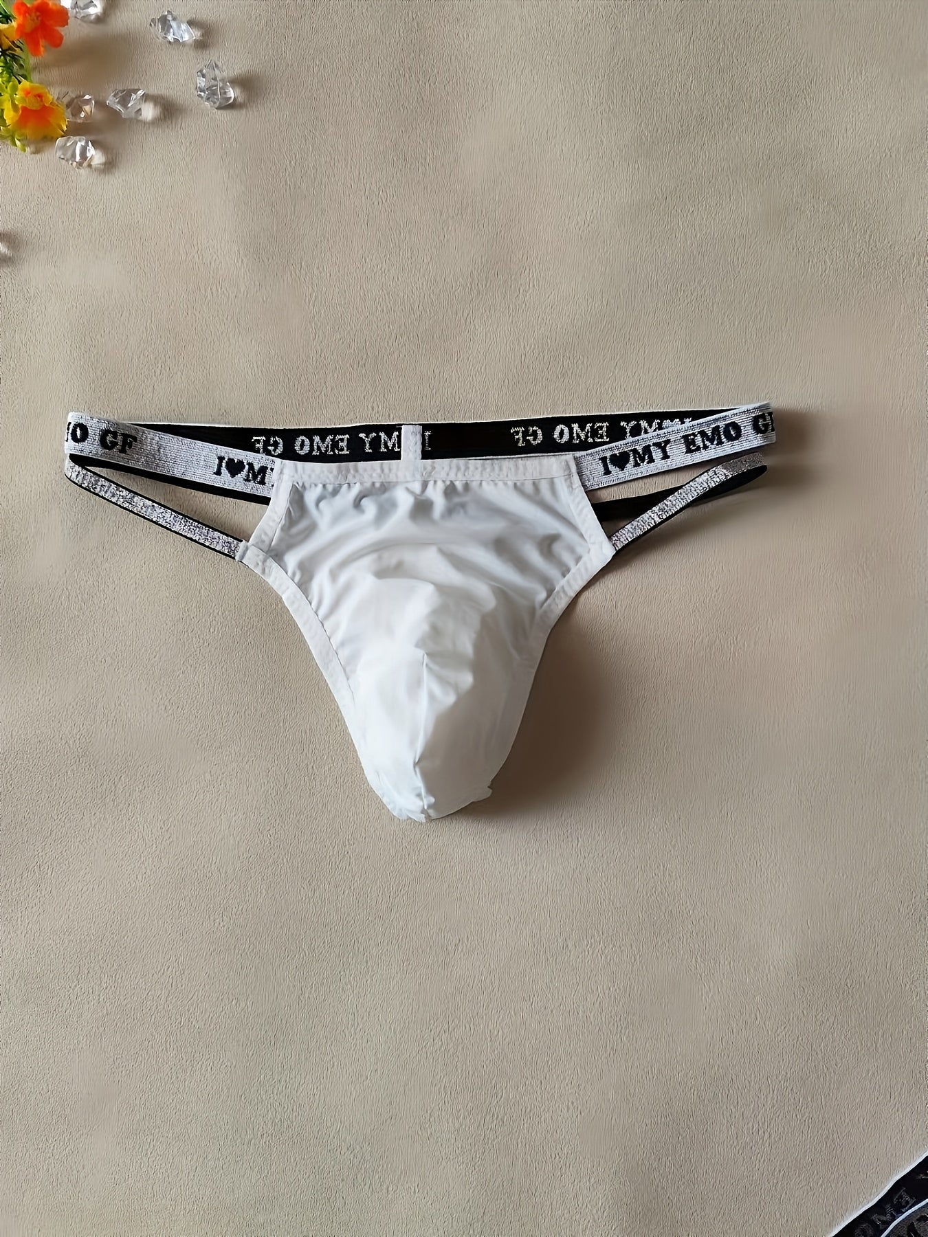 3pcs Men's Sexy Thong Set, Three Styles Combo