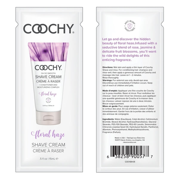 Oh So Smooth   Shave CreamFloral Haze .5oz | 15mL - FOIL