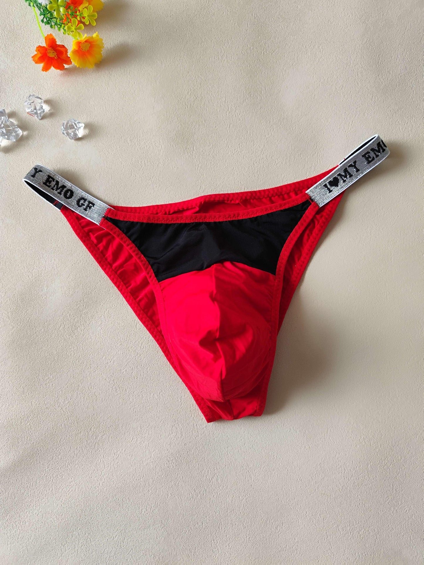 3pcs Men's Sexy Thong Set, Three Styles Combo
